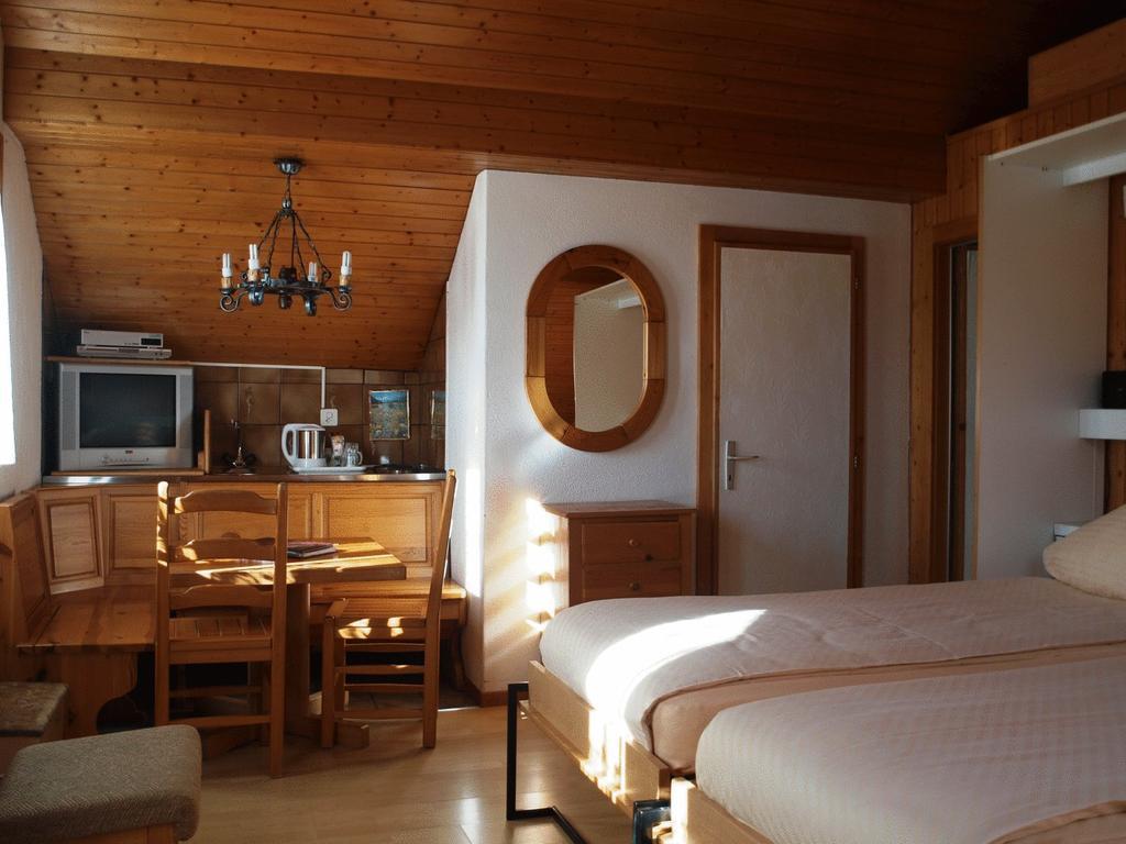 Au Bel Air Hotel Leysin Zimmer foto